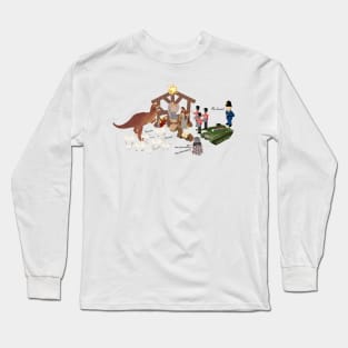 Mr Bean Nativity scene Long Sleeve T-Shirt